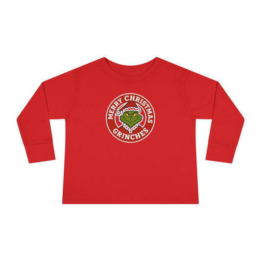 Grinch 'Merry Christmas Grinches' Toddler Long Sleeve Tee