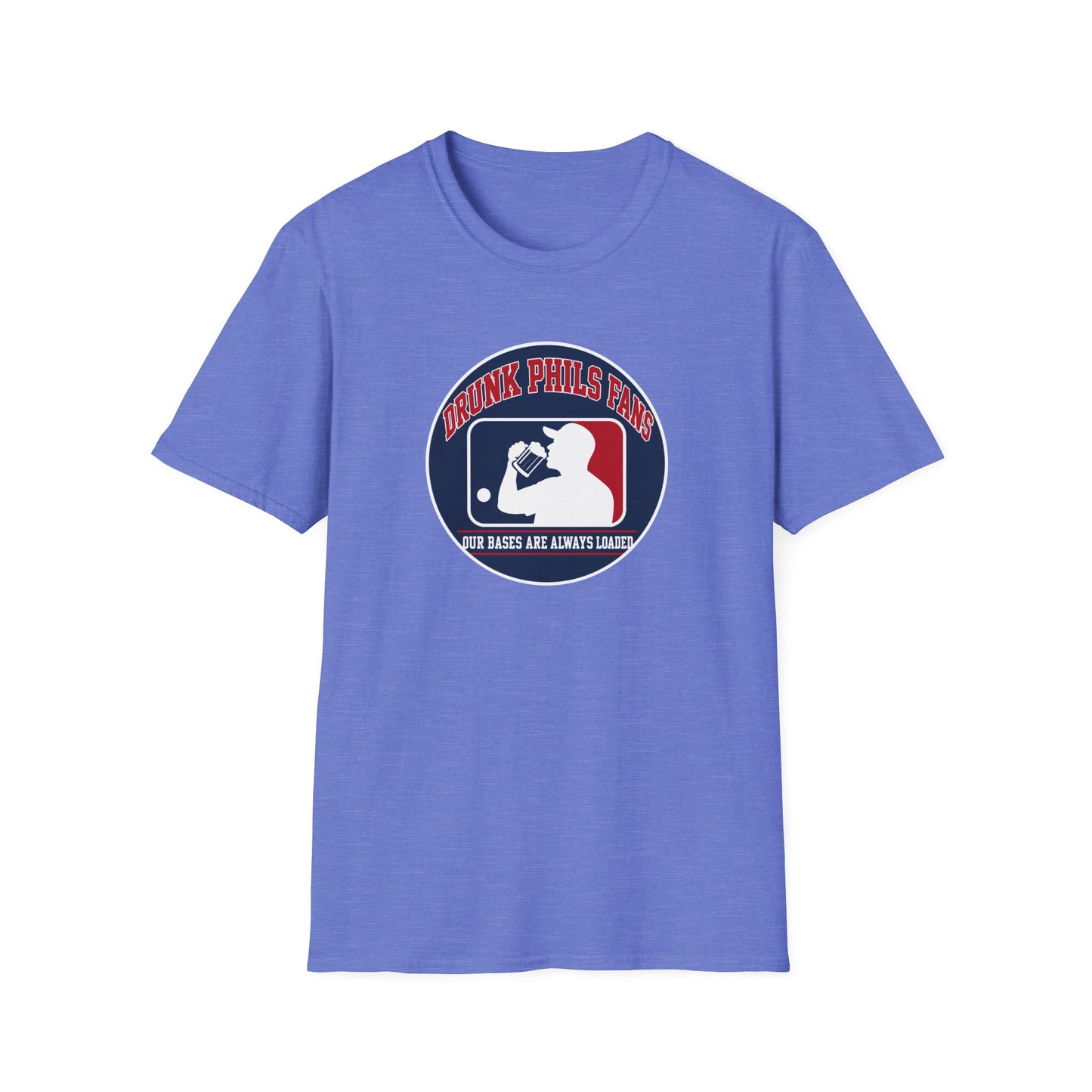 Drunk Phils Fans Baseball Tee — Funny Phillies Drinking Shirt