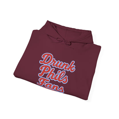 Drunk Phils Fans Script Hoodie