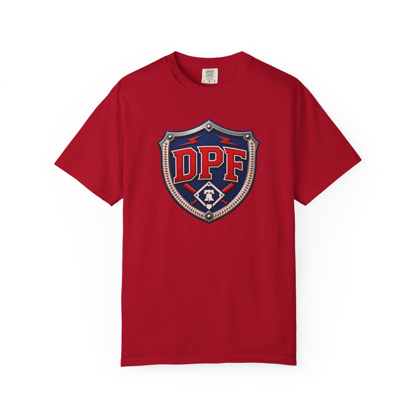 DPF Shield T-Shirt — Vintage Athletic Logo Tee