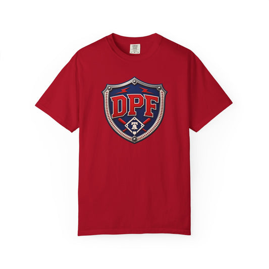 DPF Shield T-Shirt — Vintage Athletic Logo Tee