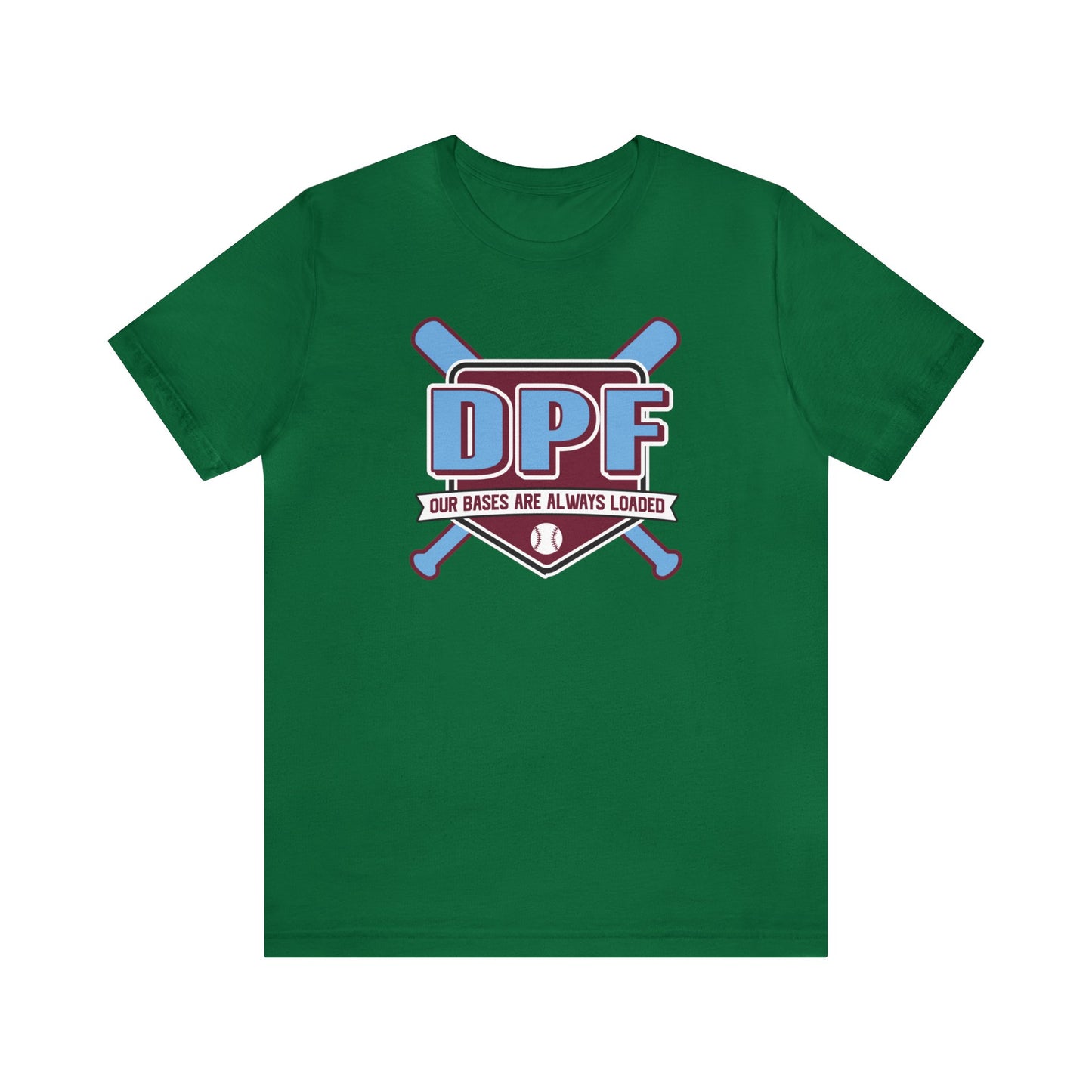 DPF Initials ST. Patrick's Day Colors T