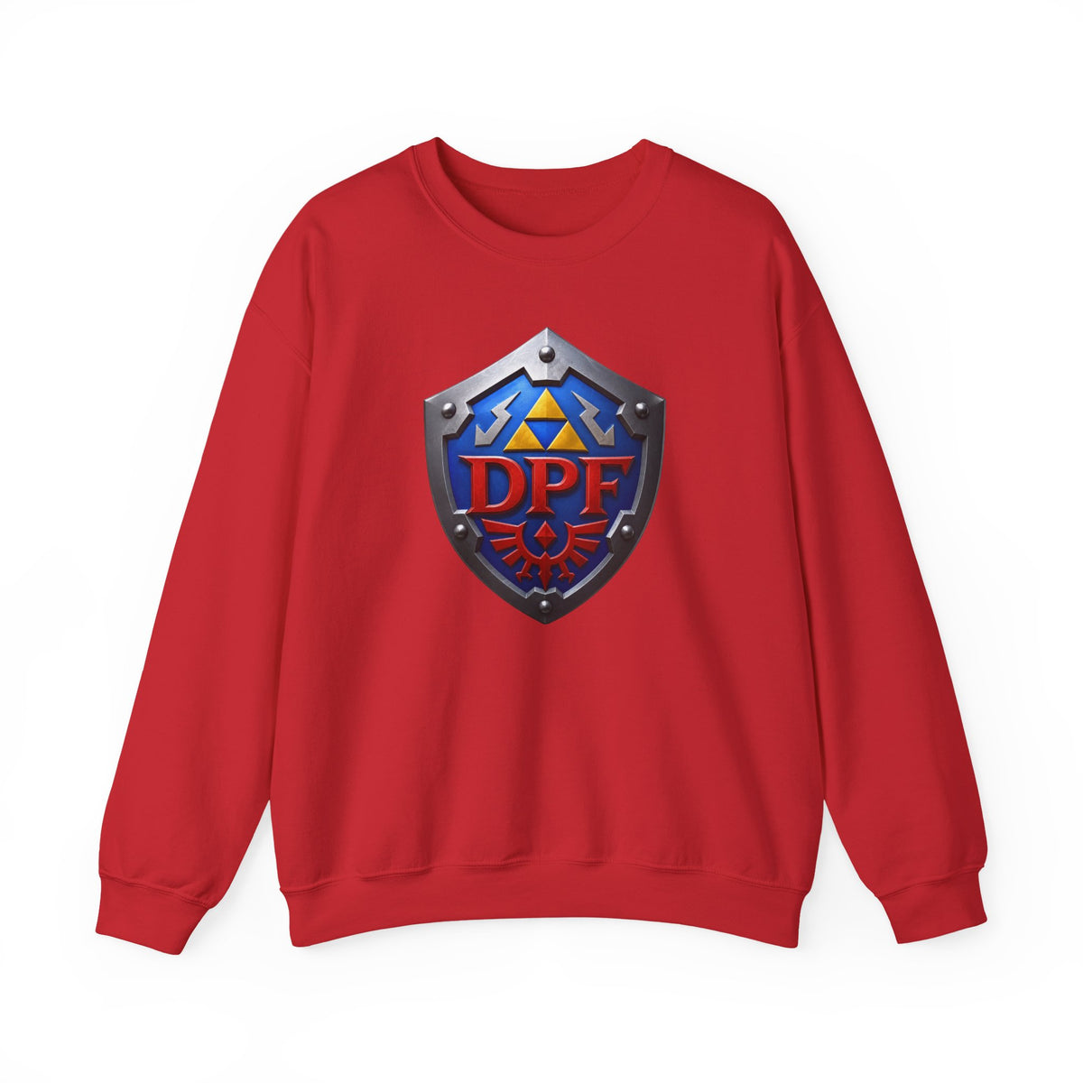 Gaming Shield Crewneck Sweatshirt – DPF Emblem
