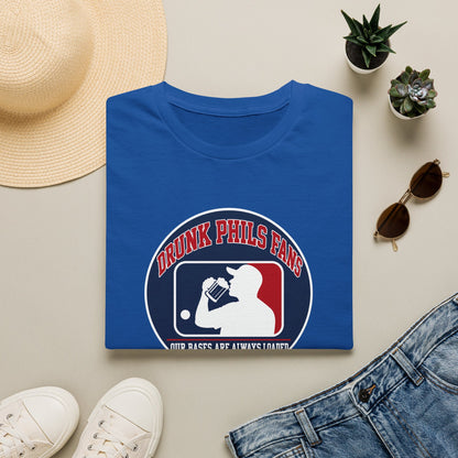 Drunk Phils Fans Baseball Tee — Funny Phillies Drinking Shirt