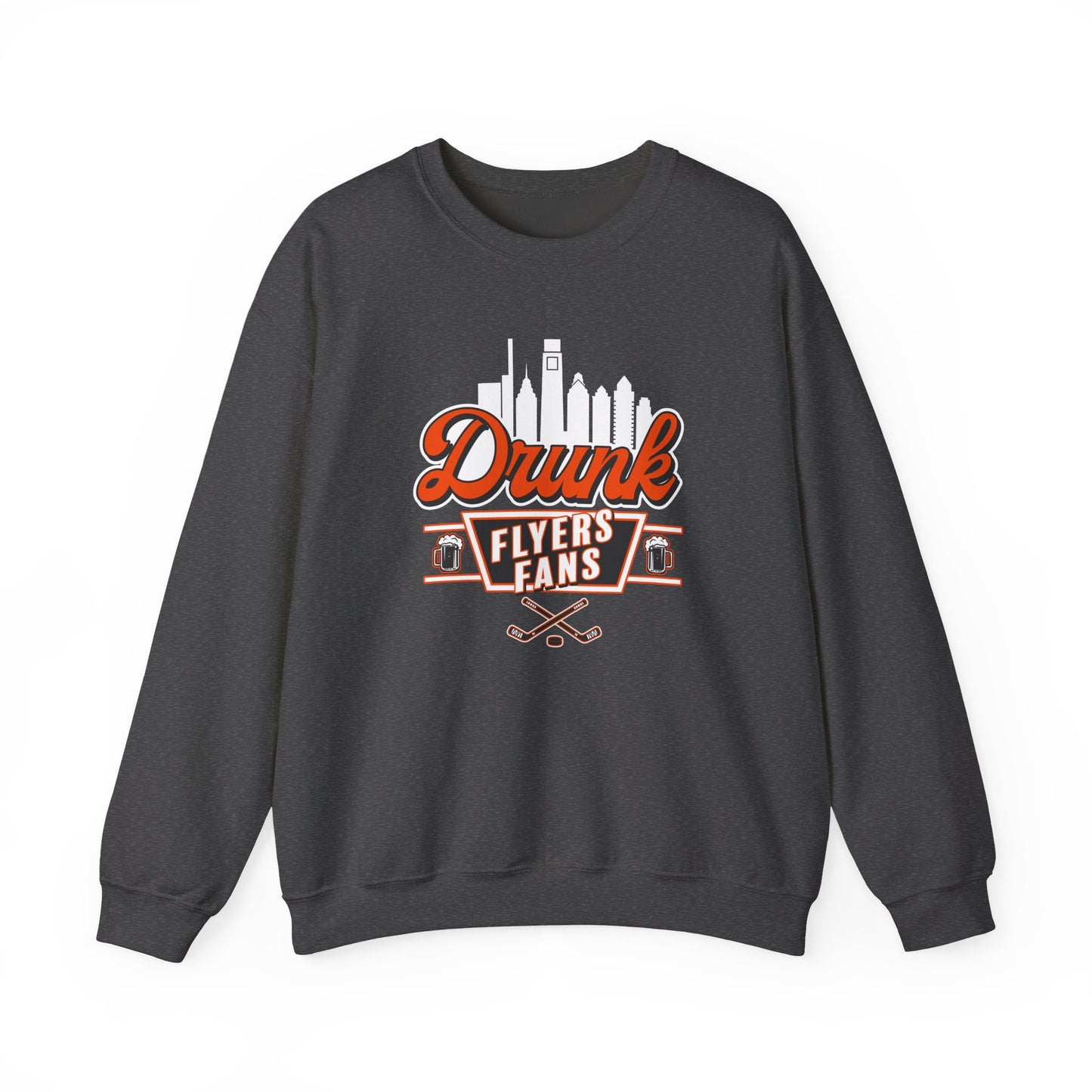 Drunk Flyers Fans Unisex Crewneck Sweatshirt | Sports Apparel, Casual Wear, Gift for Fans, Game Day Outfit, Comfortable Sweater