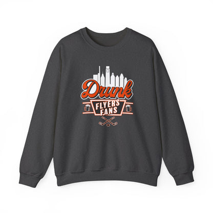 Drunk Flyers Fans Unisex Crewneck Sweatshirt | Sports Apparel, Casual Wear, Gift for Fans, Game Day Outfit, Comfortable Sweater