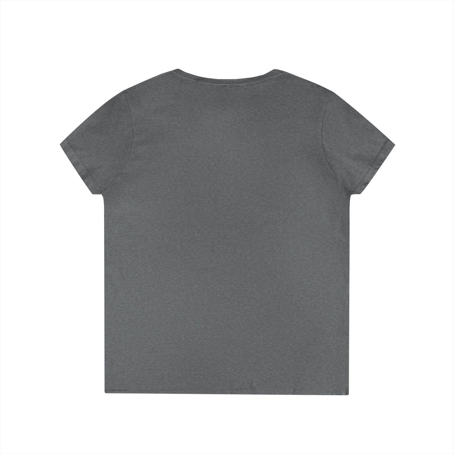 Ladies' V-Neck T-Shirt — Vintage DPF Baseball Logo Graphic Tee