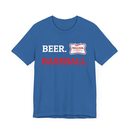 DFP Baseball Tee - DPF and the Phillies and Beer go hand in hand
