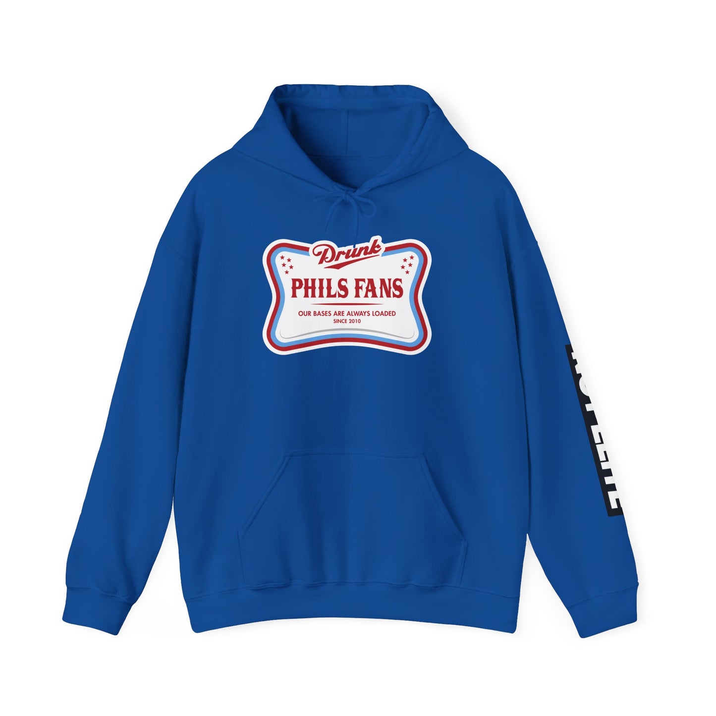 Hoodie — "Drunk Phils Fans"  NOT ELITE Vintage Game-Day Pullover