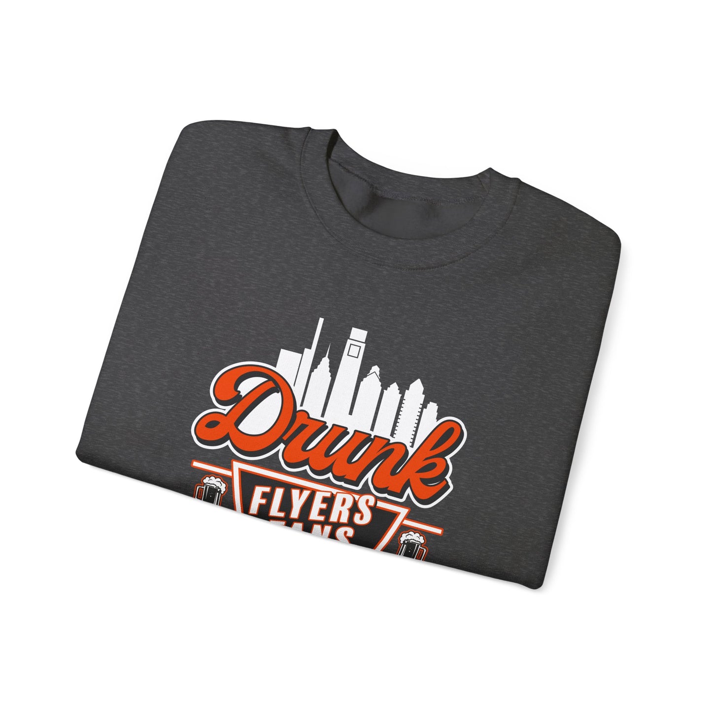 Drunk Flyers Fans Unisex Crewneck Sweatshirt | Sports Apparel, Casual Wear, Gift for Fans, Game Day Outfit, Comfortable Sweater