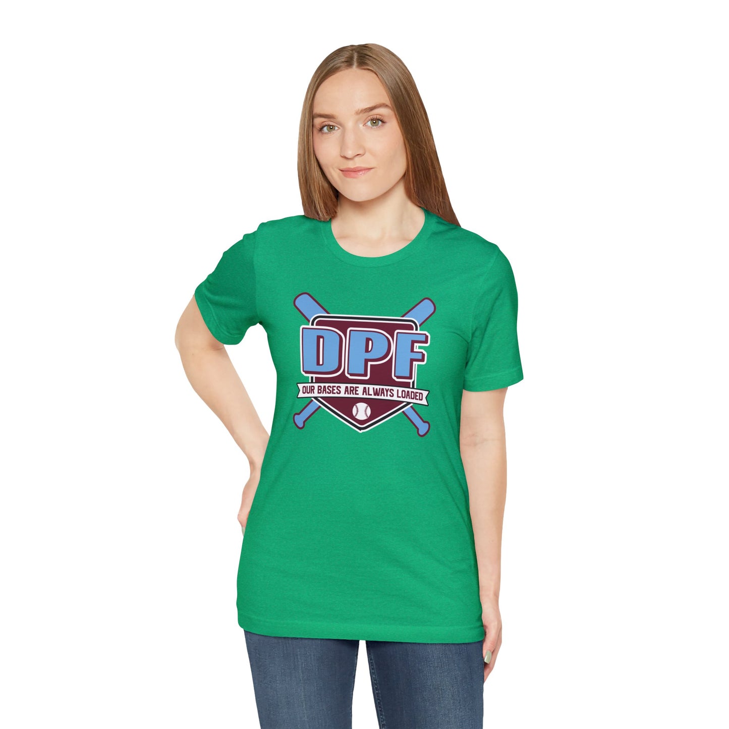 DPF Initials ST. Patrick's Day Colors T