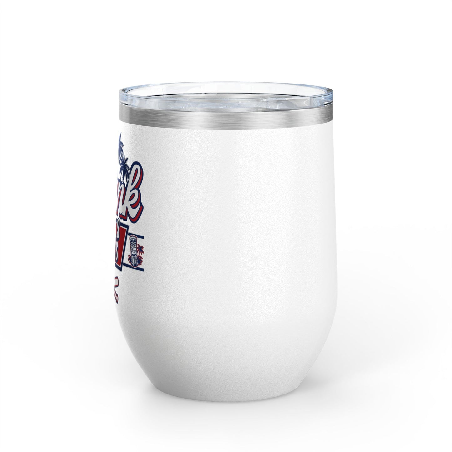 Drunk Phils Fans Wine Tumbler - 12oz Insulated Cup for Baseball Lovers, Perfect for Celebrations & Tailgating