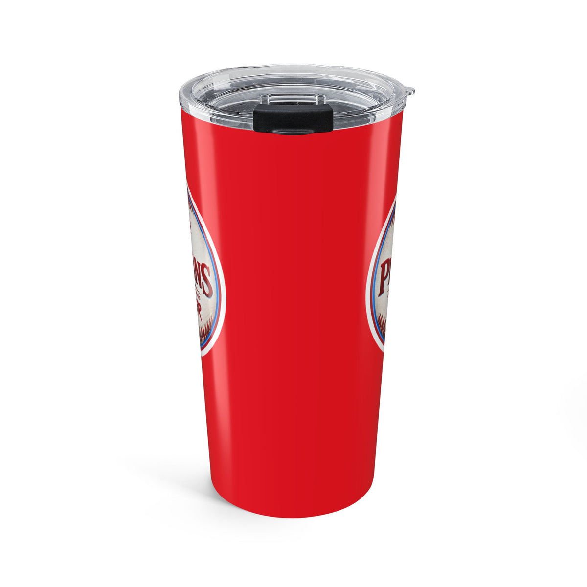 20oz DPF Red October Baseball Tumbler – Insulated Travel Cup for Fans